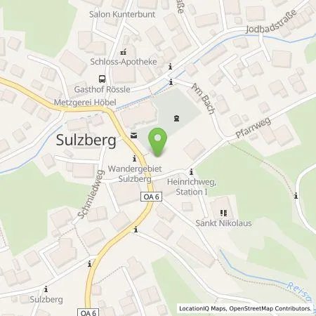 Standortübersicht der Tankstelle Präg Energiedienstleistungen GmbH & Co. KG in 87477 Sulzberg