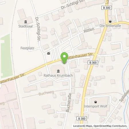 Standortübersicht der Tankstelle Präg Energiedienstleistungen GmbH & Co. KG in 86381 Krumbach (Schwaben)