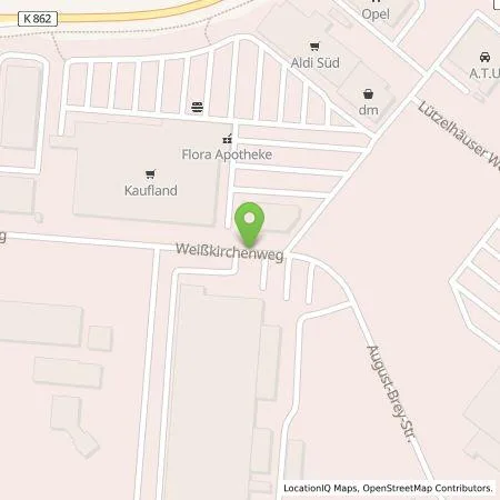 Standortübersicht der Tankstelle EAM Natur Energie GmbH in 63571 Gelnhausen