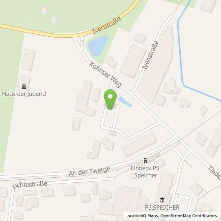 Standortübersicht der Tankstelle EAM Natur Energie GmbH in 37574 Einbeck