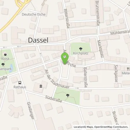 Standortübersicht der Tankstelle EAM Natur Energie GmbH in 37586 Dassel