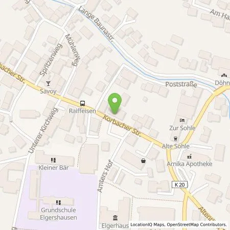 Standortübersicht der Tankstelle EAM Natur Energie GmbH in 34270 Schauenburg Elgershausen