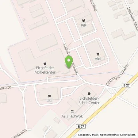 Standortübersicht der Tankstelle EAM Natur Energie GmbH in 37434 Gieboldehausen