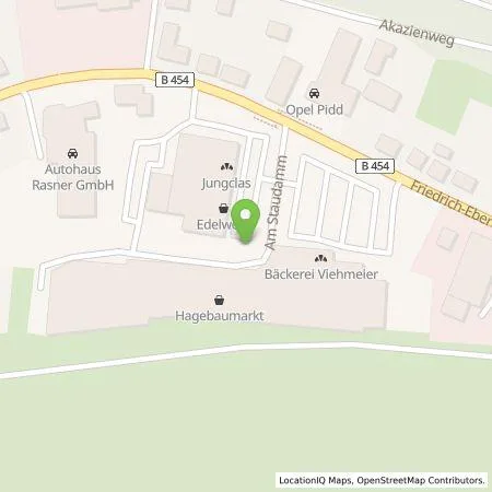 Standortübersicht der Tankstelle EAM Natur Energie GmbH in 34613 Schwalmstadt