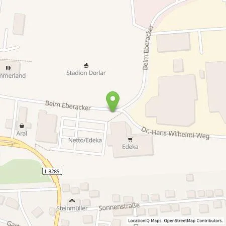 Standortübersicht der Tankstelle EAM Natur Energie GmbH in 35633 Lahnau-Dorlar