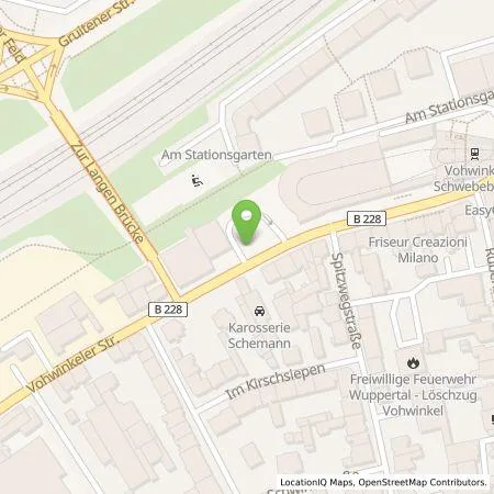 Standortübersicht der Tankstelle WSW Energie & Wasser AG in 42329 Wuppertal