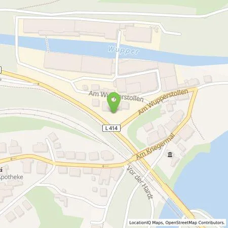 Standortübersicht der Tankstelle WSW Energie & Wasser AG in 42399 Wuppertal