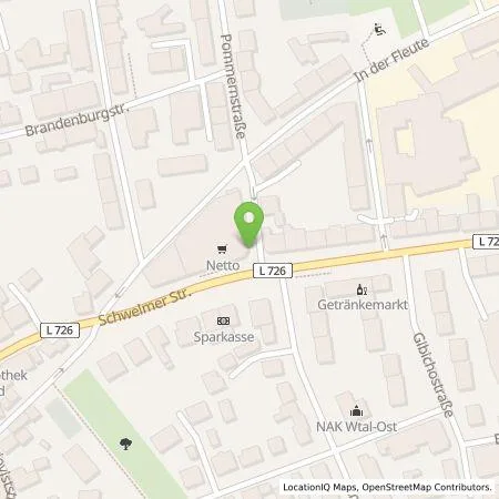 Standortübersicht der Tankstelle WSW Energie & Wasser AG in 42389 Wuppertal