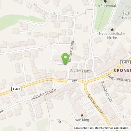 Standortübersicht der Tankstelle WSW Energie & Wasser AG in 42349 Wuppertal