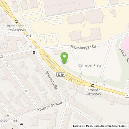 Standortübersicht der Tankstelle WSW Energie & Wasser AG in 42281 Wuppertal