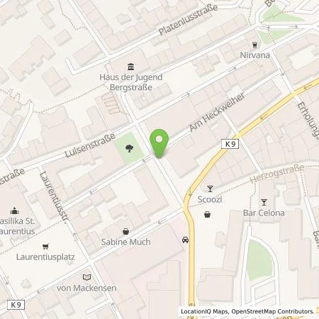 Standortübersicht der Tankstelle WSW Energie & Wasser AG in 42103 Wuppertal