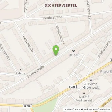 Standortübersicht der Tankstelle WSW Energie & Wasser AG in 42327 Wuppertal