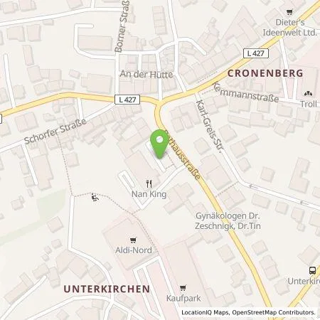 Standortübersicht der Tankstelle WSW Energie & Wasser AG in 42349 Wuppertal