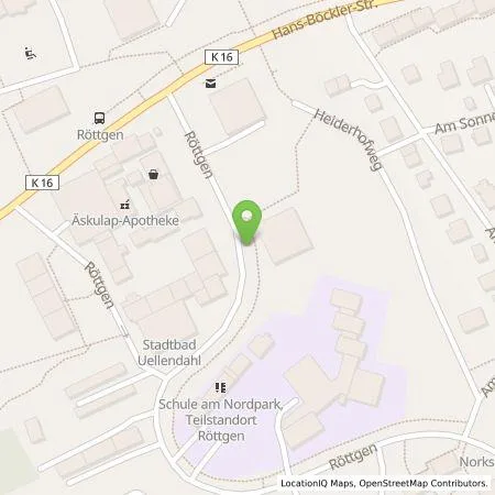 Standortübersicht der Tankstelle WSW Energie & Wasser AG in 42109 Wuppertal