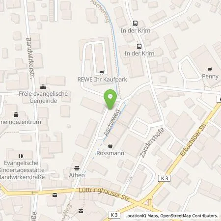 Standortübersicht der Tankstelle WSW Energie & Wasser AG in 42369 Wuppertal