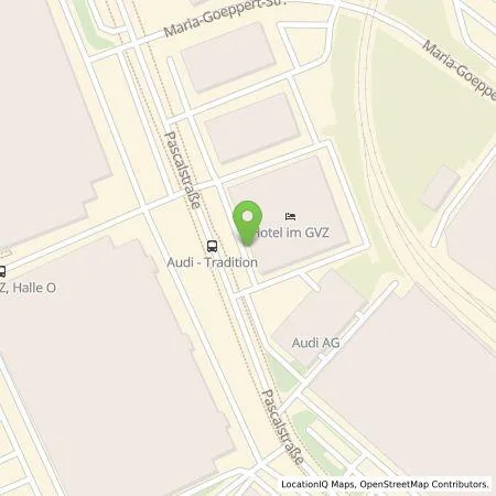 Standortübersicht der Tankstelle Audi AG in 85057 Ingolstadt