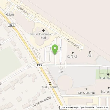 Standortübersicht der Tankstelle Audi AG in 85057 Ingolstadt