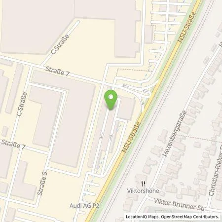 Standortübersicht der Tankstelle Audi AG in 74172 Neckarsulm