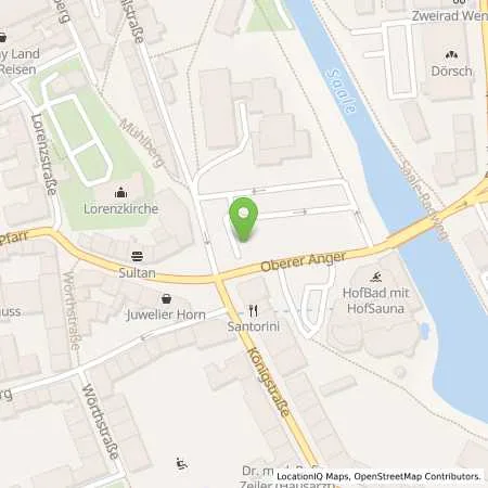 Standortübersicht der Tankstelle HEW HofEnergie+Wasser GmbH in 95028 Hof