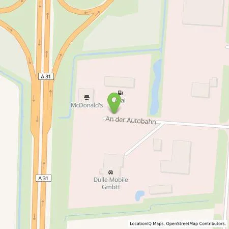 Standortübersicht der Tankstelle BP Europa SE in 49733 Haren