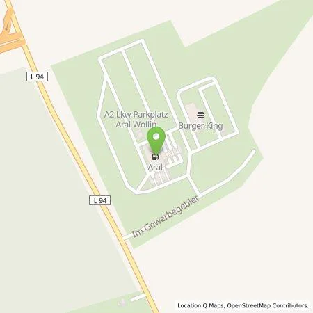 Standortübersicht der Tankstelle BP Europa SE in 14778 Wollin b.Brandenburg