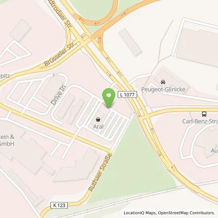 Standortübersicht der Tankstelle BP Europa SE in 07747 Jena