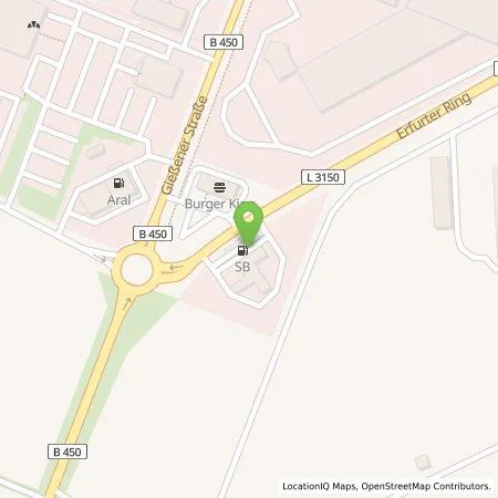 Standortübersicht der Tankstelle BP Europa SE in 34560 Fritzlar