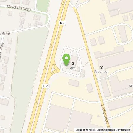 Standortübersicht der Tankstelle BP Europa SE in 04129 Leipzig