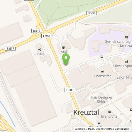 Standortübersicht der Tankstelle BP Europa SE in 57223 Kreuztal