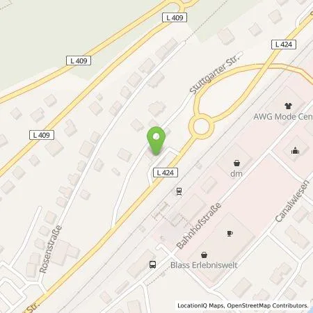 Standortübersicht der Tankstelle BP Europa SE in 72172 Sulz