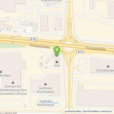 Standortübersicht der Tankstelle BP Europa SE in 89231 Neu-Ulm