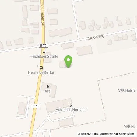 Standortübersicht der Tankstelle BP Europa SE in 26789 Leer