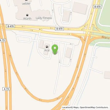 Standortübersicht der Tankstelle BP Europa SE in 91301 Forchheim