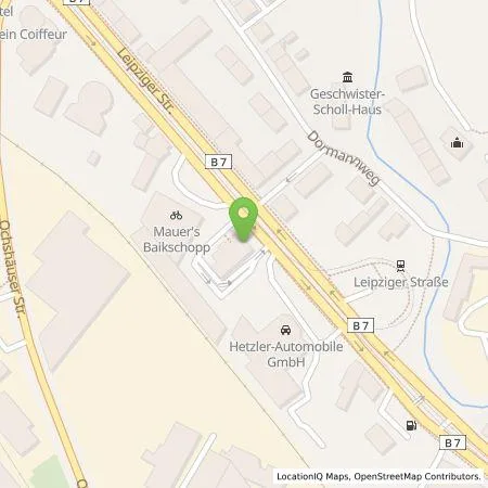 Standortübersicht der Tankstelle BP Europa SE in 34123 Kassel