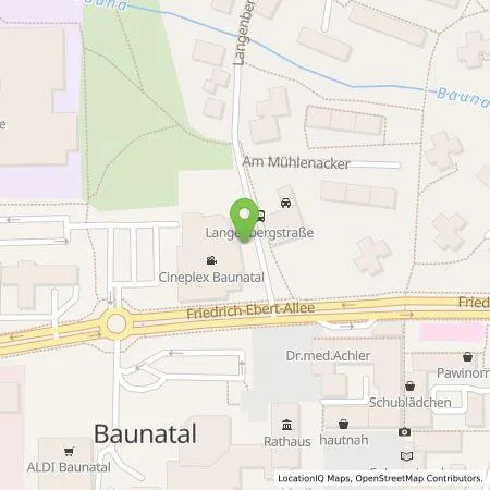 Standortübersicht der Tankstelle BP Europa SE in 34225 Baunatal