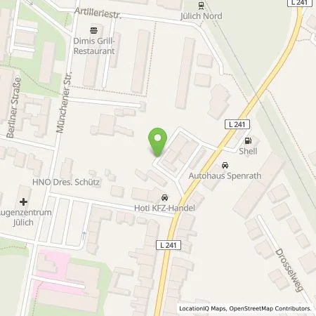 Standortübersicht der Tankstelle BP Europa SE in 52428 Jülich