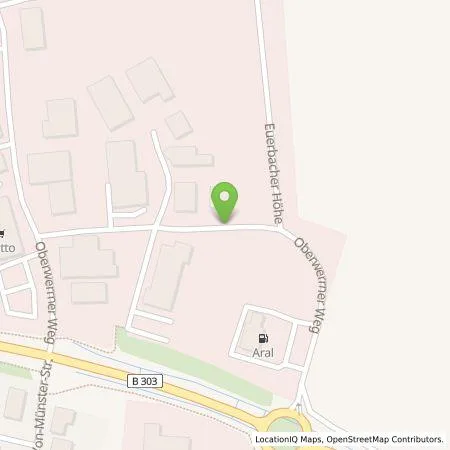 Standortübersicht der Tankstelle BP Europa SE in 97502 Euerbach