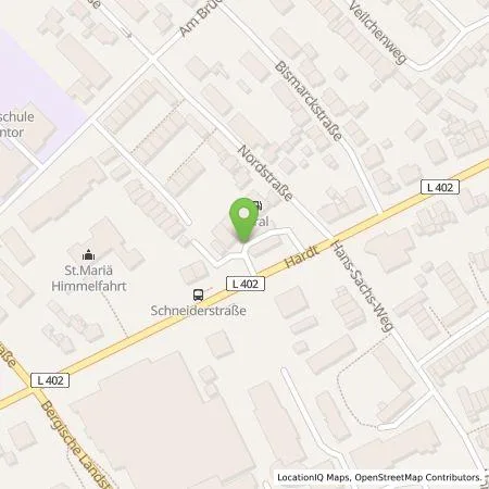 Standortübersicht der Tankstelle BP Europa SE in 40764 Langenfeld