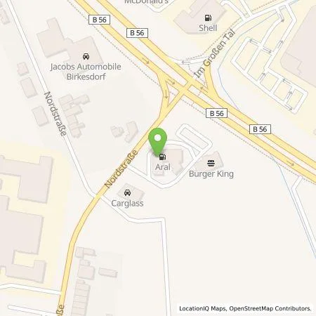 Standortübersicht der Tankstelle BP Europa SE in 52353 Düren