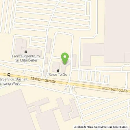 Standortübersicht der Tankstelle BP Europa SE in 65428 Rüsselsheim