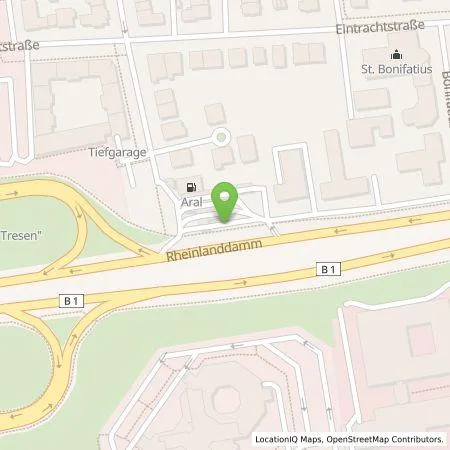 Standortübersicht der Tankstelle BP Europa SE in 44139 Dortmund