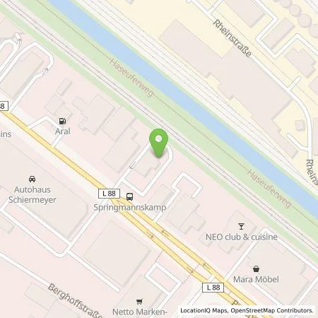 Standortübersicht der Tankstelle BP Europa SE in 49090 Osnabrück