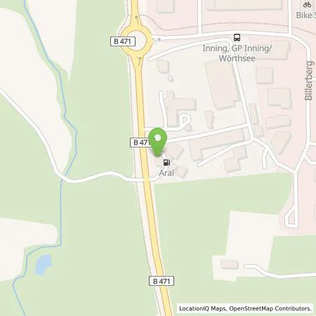 Standortübersicht der Tankstelle BP Europa SE in 82266 Inning