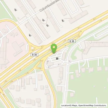 Standortübersicht der Tankstelle BP Europa SE in 68309 Mannheim