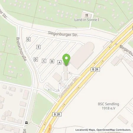 Standortübersicht der Tankstelle BP Europa SE in 80686 München