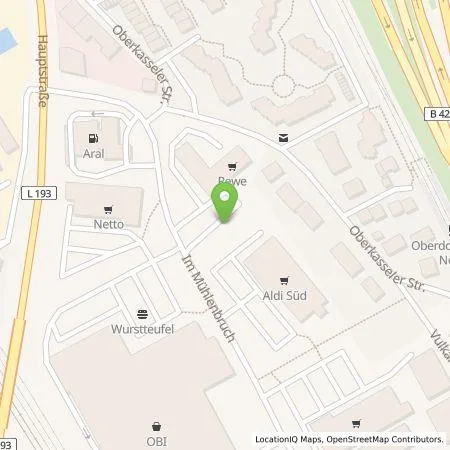 Standortübersicht der Tankstelle BP Europa SE in 53639 Königswinter