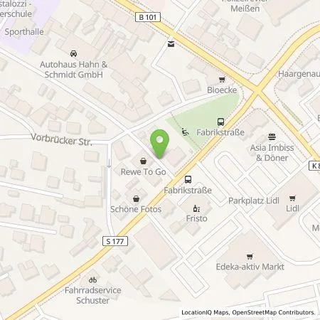 Standortübersicht der Tankstelle BP Europa SE in 01662 Meißen