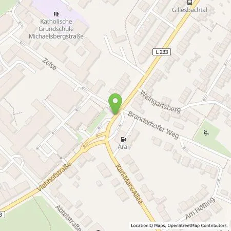 Standortübersicht der Tankstelle BP Europa SE in 52066 Aachen