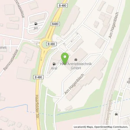 Standortübersicht der Tankstelle BP Europa SE in 59955 Winterberg