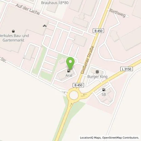 Standortübersicht der Tankstelle BP Europa SE in 34560 Fritzlar